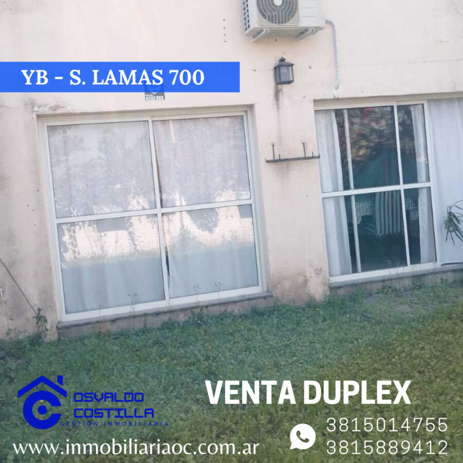 Venta de duplex en Yerbabuena- Saavedra Lamas 700