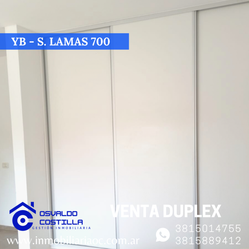 Venta de duplex en Yerbabuena- Saavedra Lamas 700