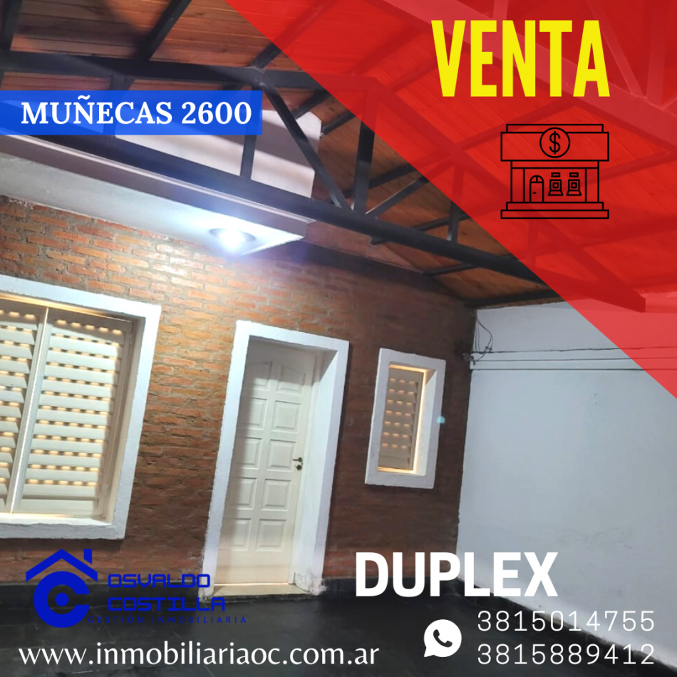 Venta Duplex 3 Hab. Munecas 2100