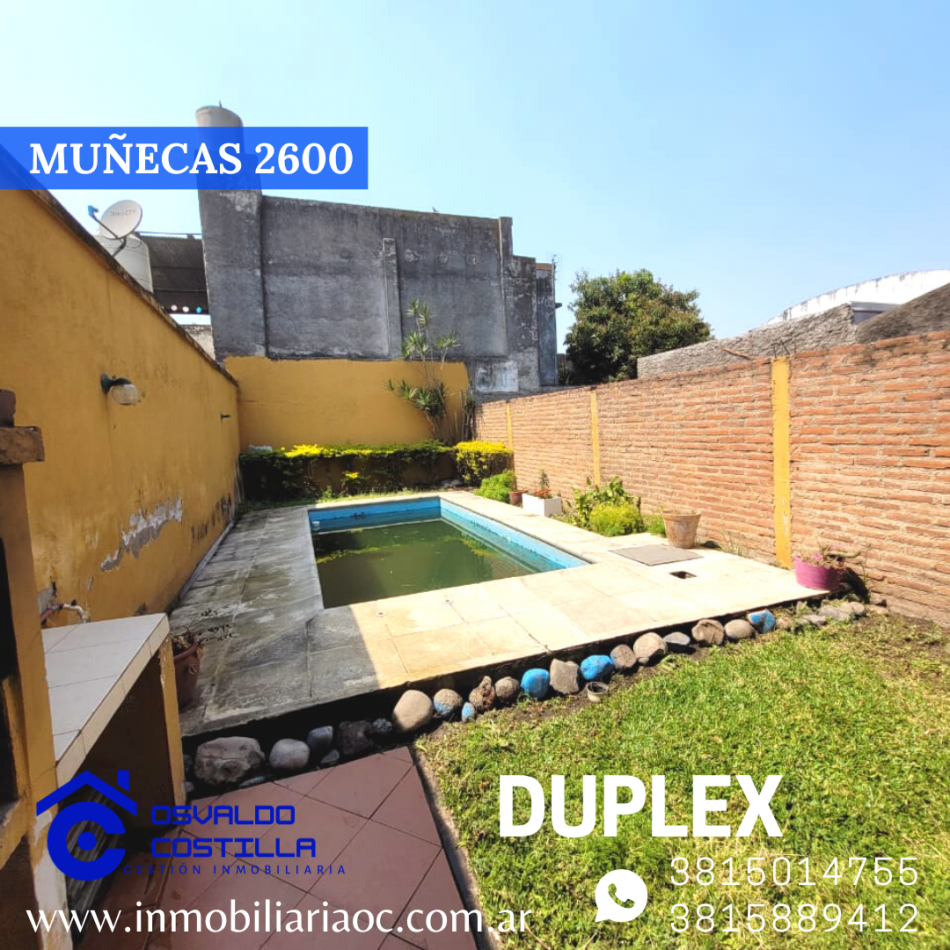 Venta Duplex 3 Hab. Munecas 2100