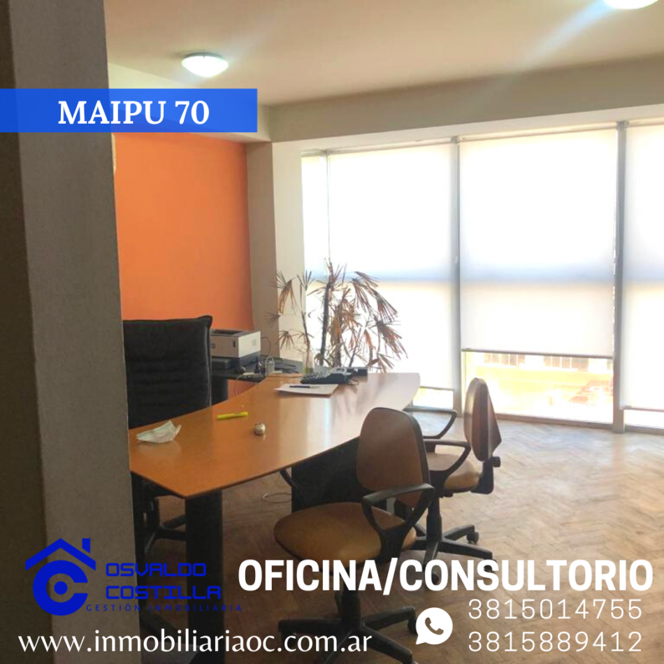 En venta Oficina/Consultorio Semi Amoblado  (Maipú 70)