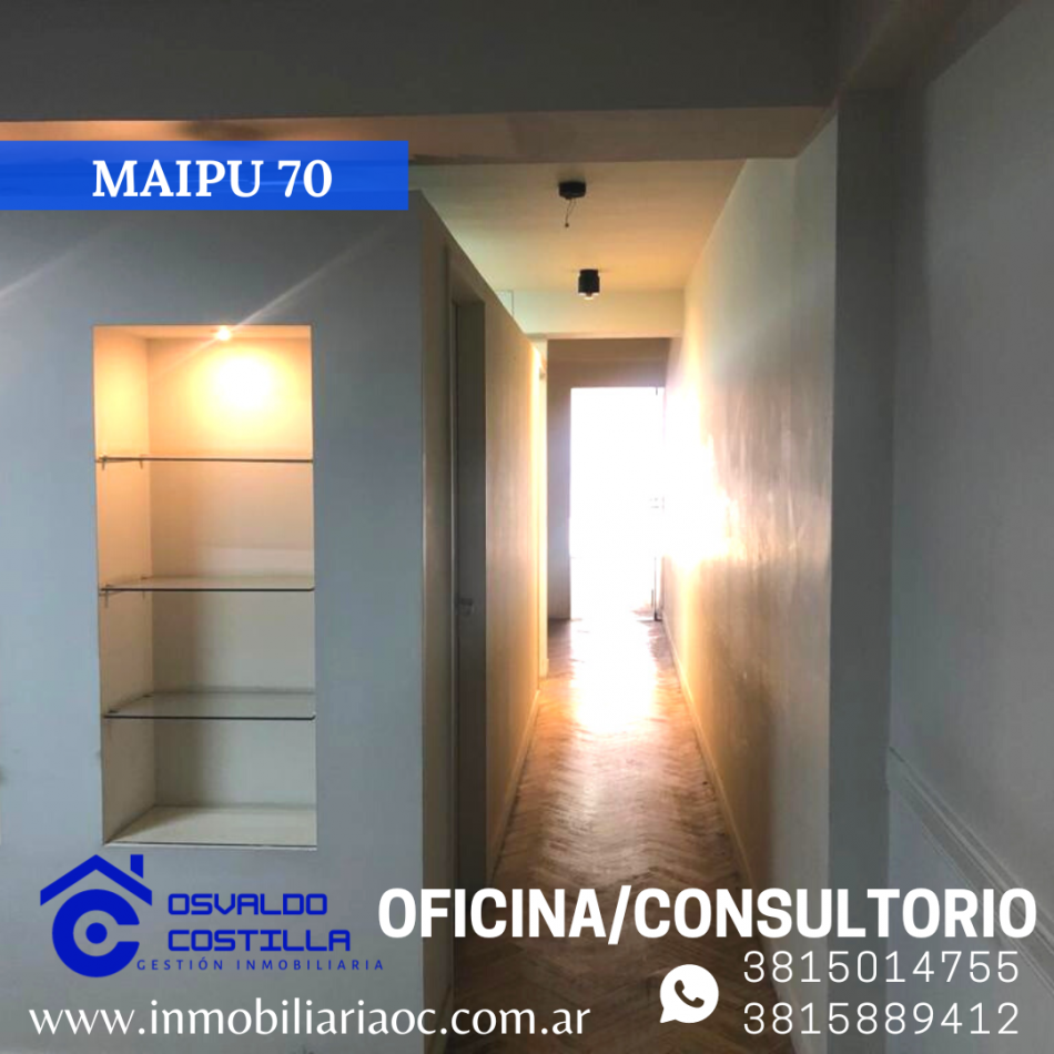 En venta Oficina/Consultorio Semi Amoblado  (Maipú 70)