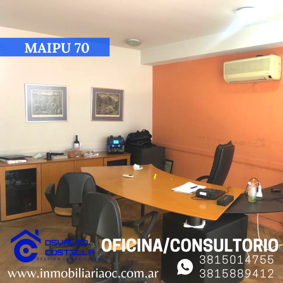 En venta Oficina/Consultorio Semi Amoblado  (Maipú 70)