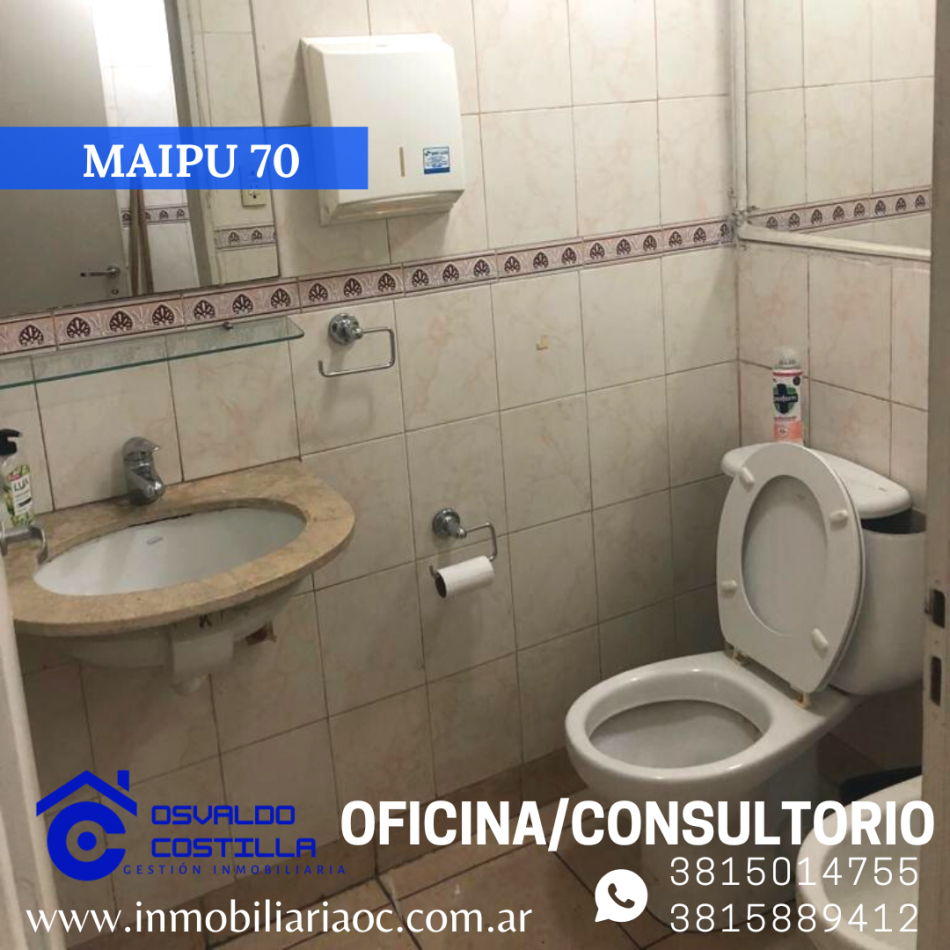 En venta Oficina/Consultorio Semi Amoblado  (Maipú 70)