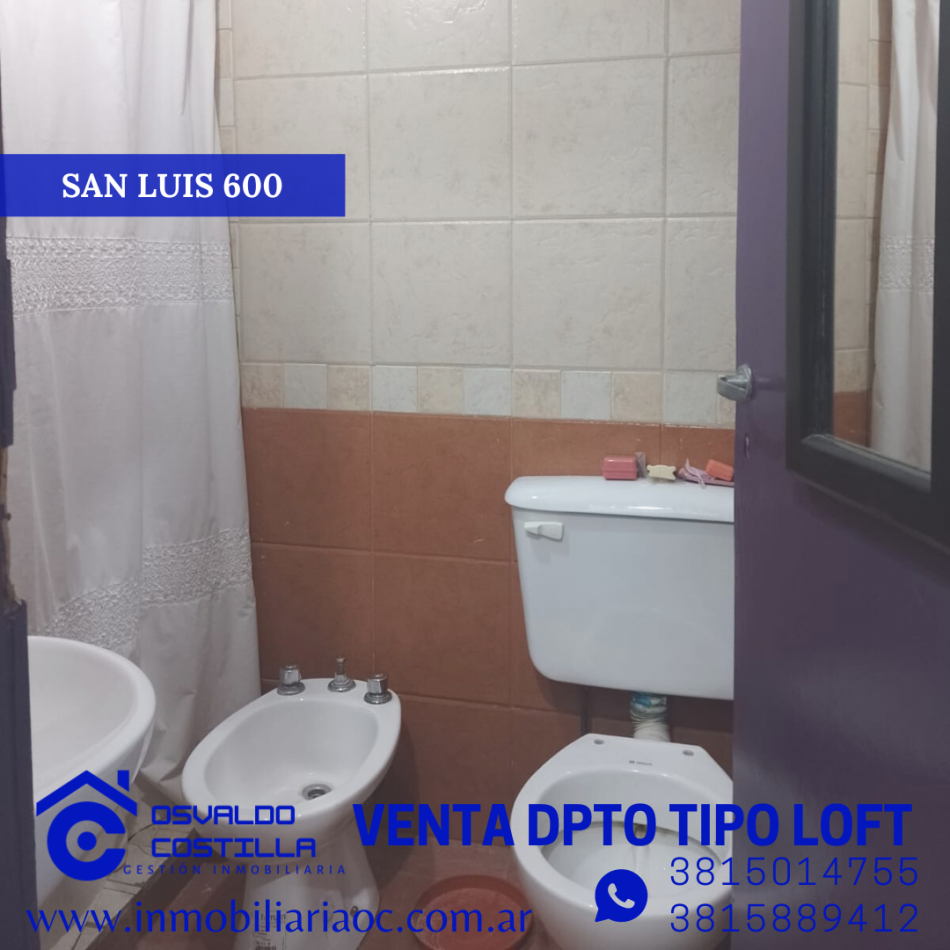 En venta  Monoambiente tipo Loft de 35mtrs2 aprox 