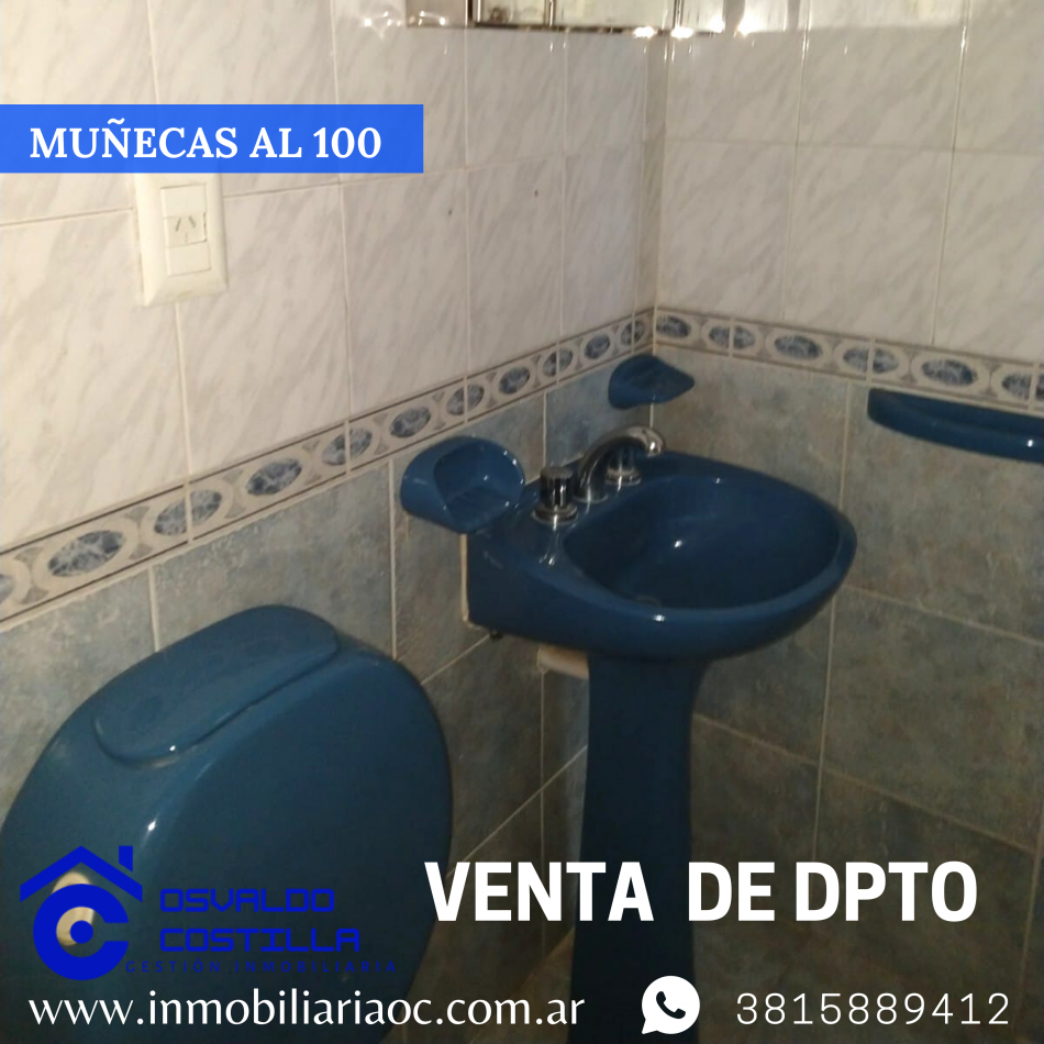 Venta de hermoso departamento con una ubicacion inmejorable en calle munecas al 100