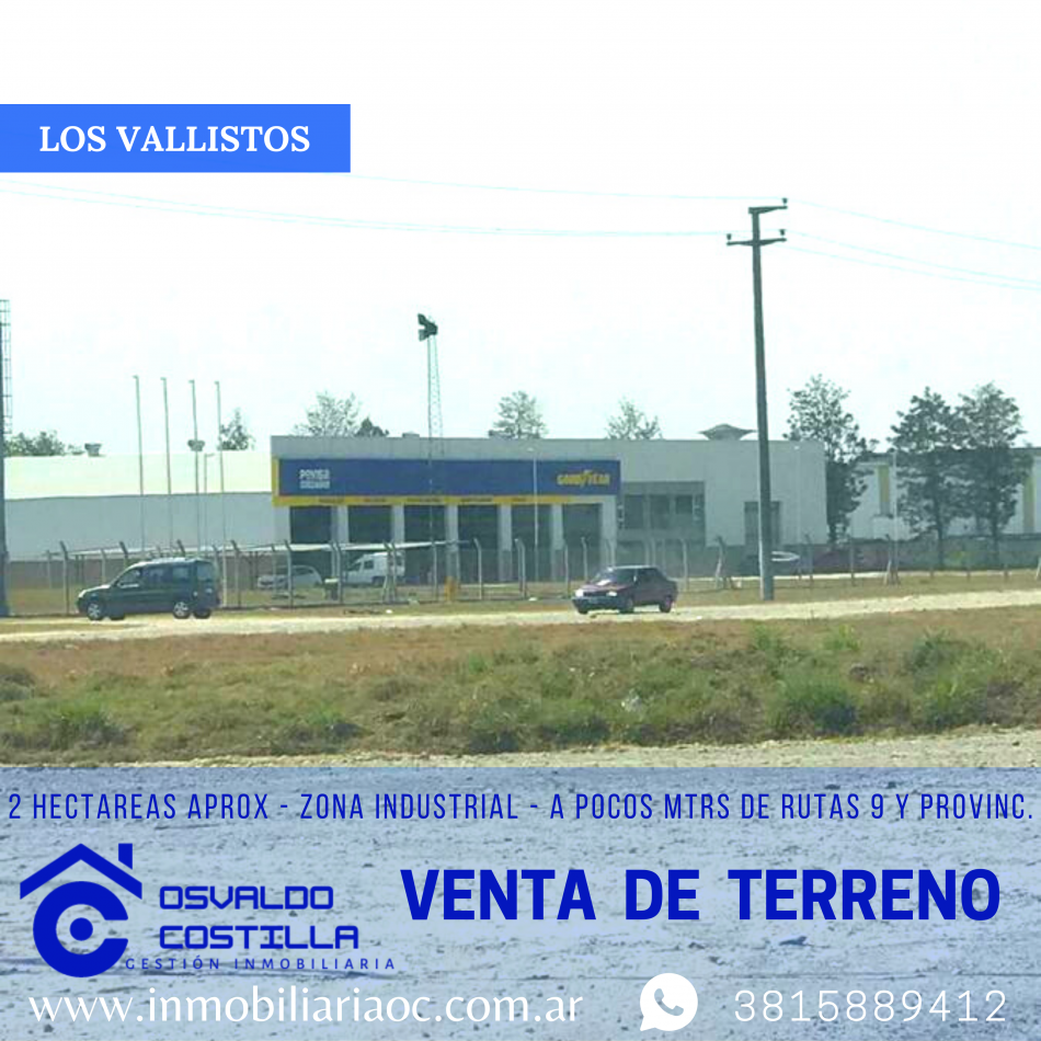 VENTA DE TERRENO LOS VALLISTOS - RUTA PROV. 306 