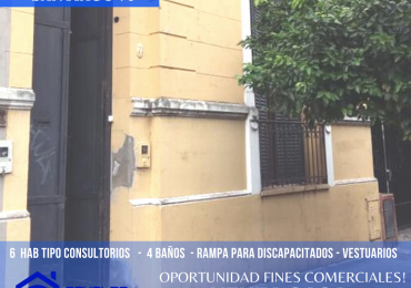 Venta de Casa con fines comerciales en calle Santiago 