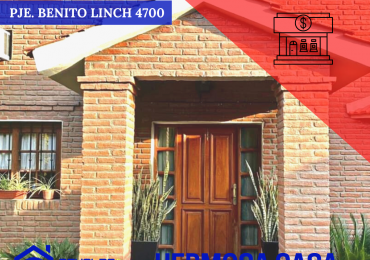 VENTA HERMOSA CASA  PJE. BENITO LYNCH 4700