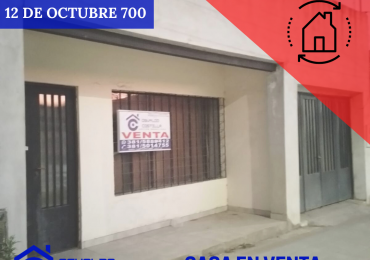 EN VENTA CASA 12 DE OCTUBRE 700. OPORTUNIDAD!!!